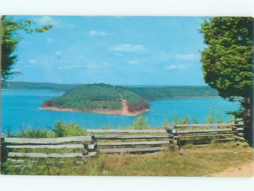 Pre-1980 LAKE SCENE Henderson - Near Mountain Home Arkansas AR m/09 AE3825