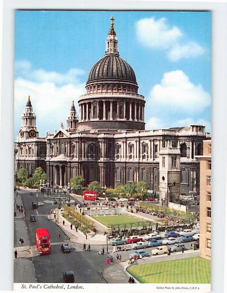 Postcard St. Pauls Cathedral London England