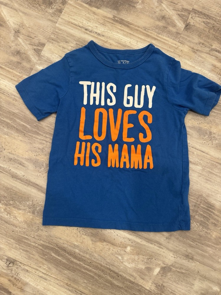 The Children’s Place 4T Blue Boys graphic T-shirt Loves mama