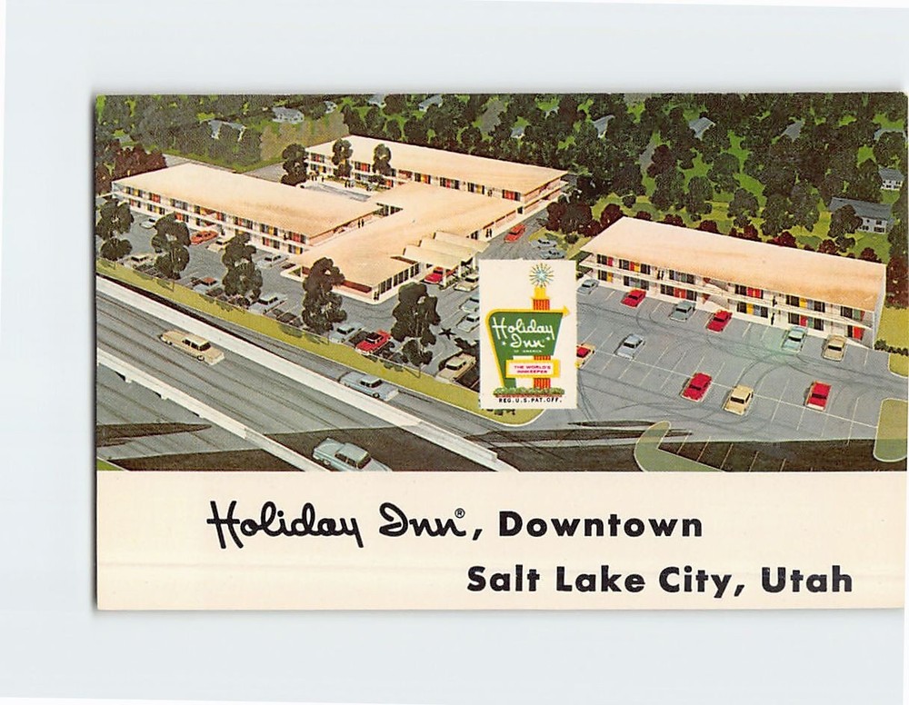 Postcard Holiday Inn Downtown Salt Lake City Utah USA
