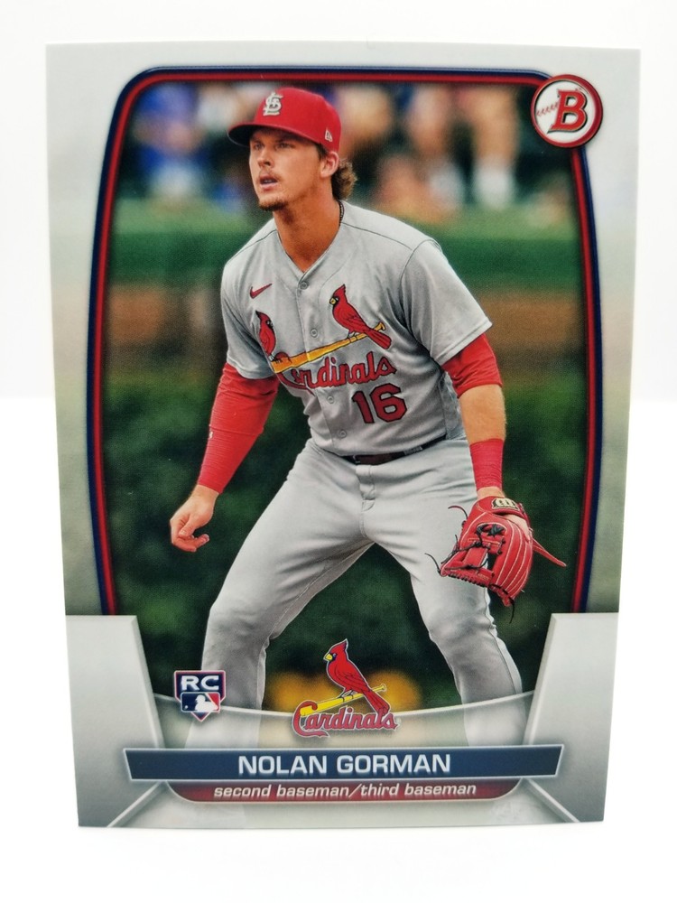 2023 Bowman Nolan Gorman #6 RC Rookie St. Louis Cardinals
