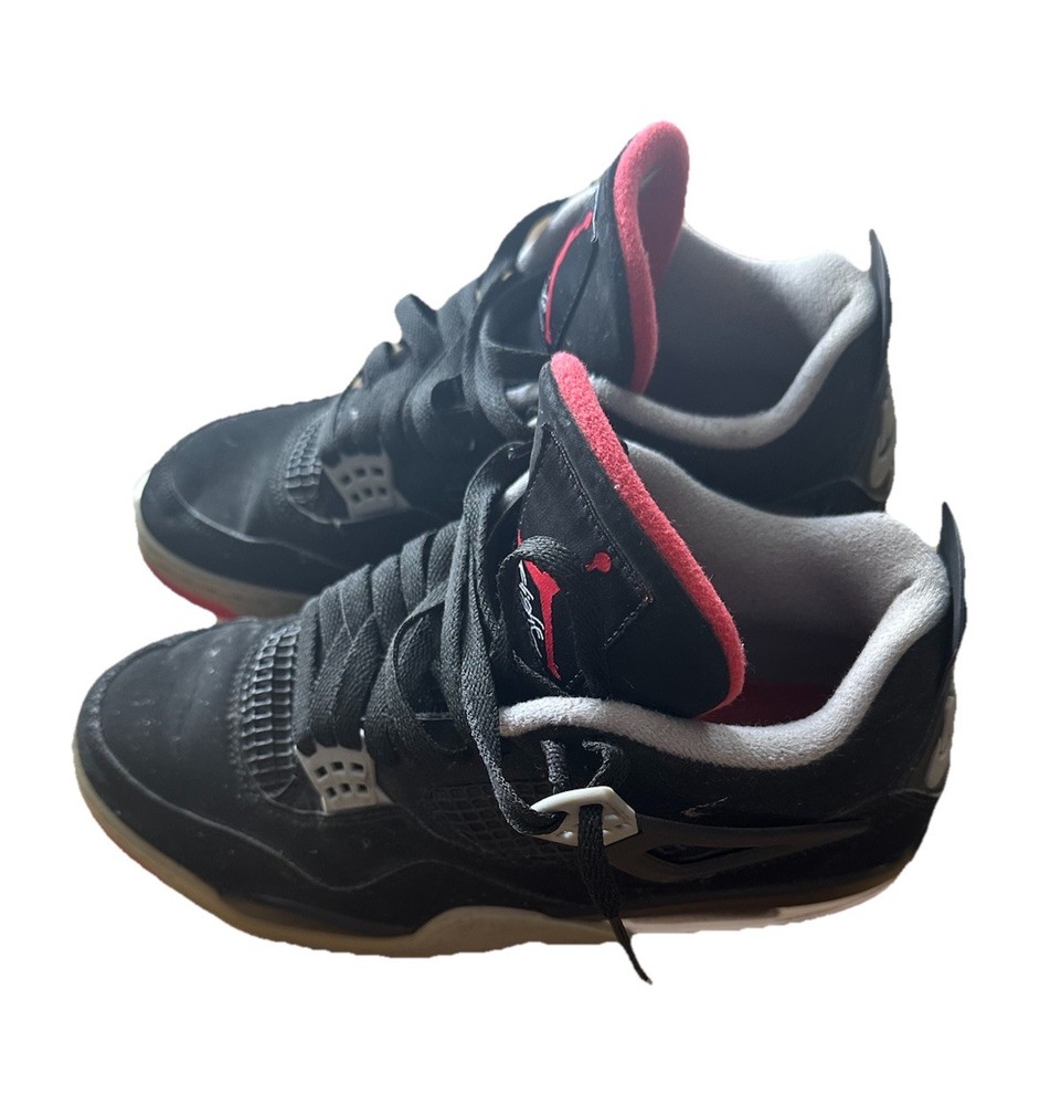Nike Air Jordan 4 Retro Bred (2019) 308497-060 Size 8