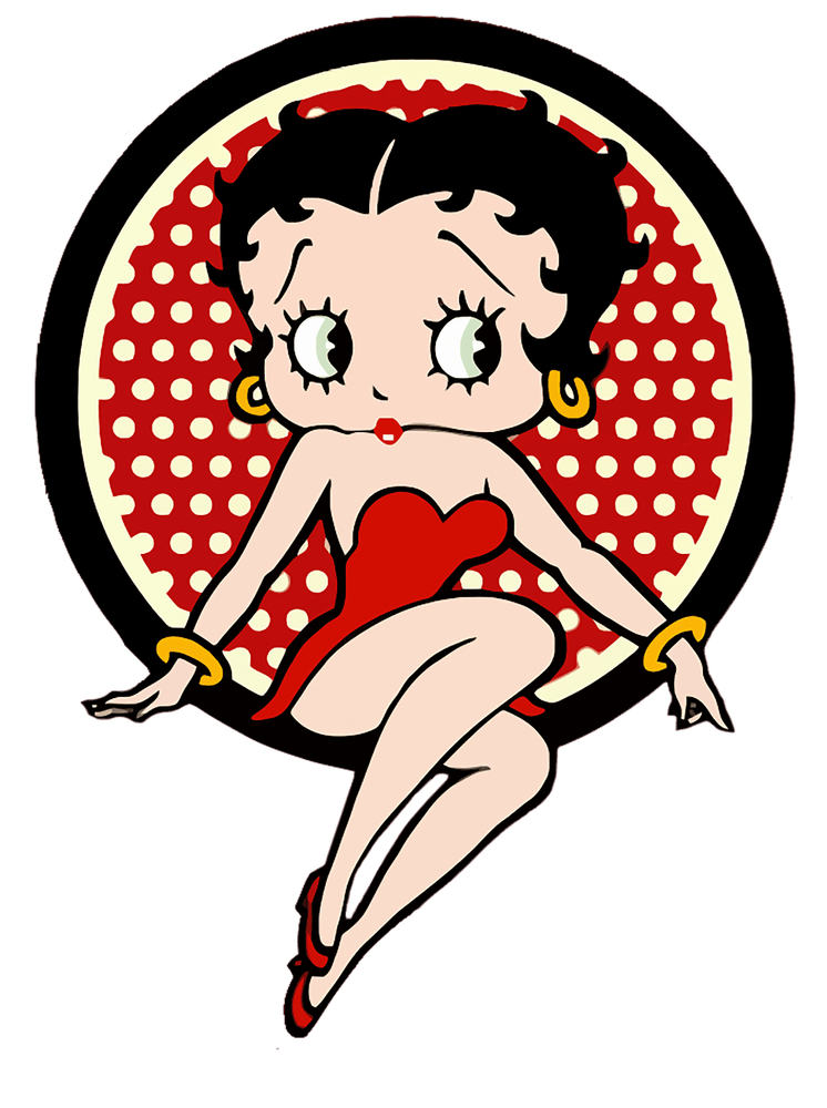 Betty Boop waterproof vinyl bumper sticker decal