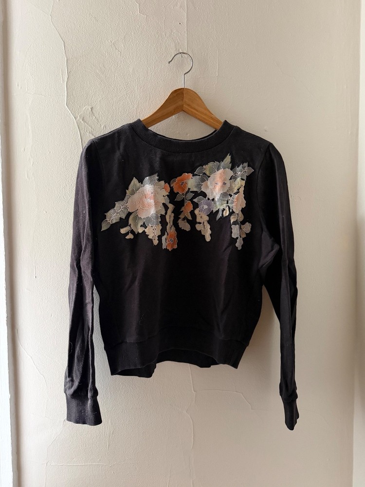 All Saints Women's Keela Sweatshirt Top Size S Small