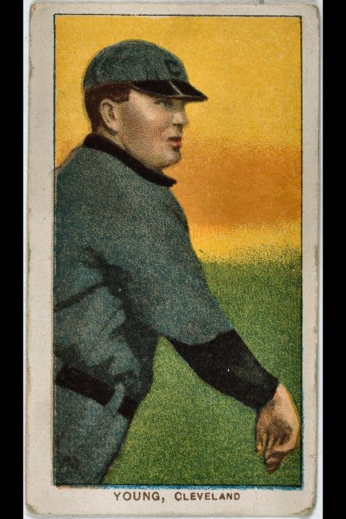 Photo:Cy Young, Cleveland Naps, baseball photo portrait, 1909 2