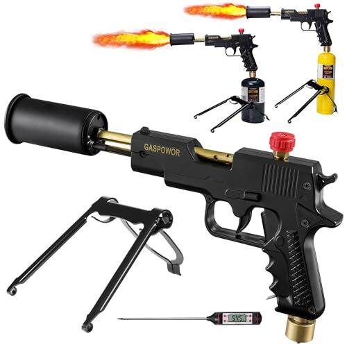 Powerful Grill Gun Propane Torch Searing Torch Kit Include A Meat Thermometer Ch