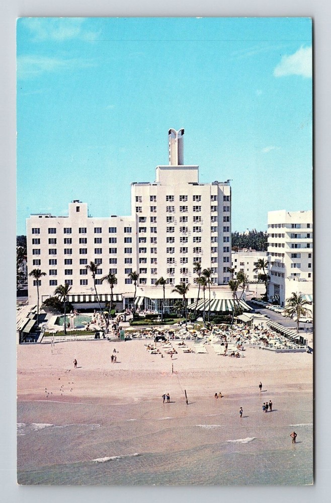 Miami Beach FL-Florida, The Sea Isle Hotel, Scenic, Vintage Postcard