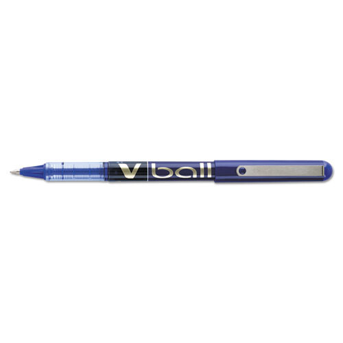 Pilot 35113 Vball Liquid Ink 0.7 mm Roller Ball Pen - Fine, Blue (DZ) New