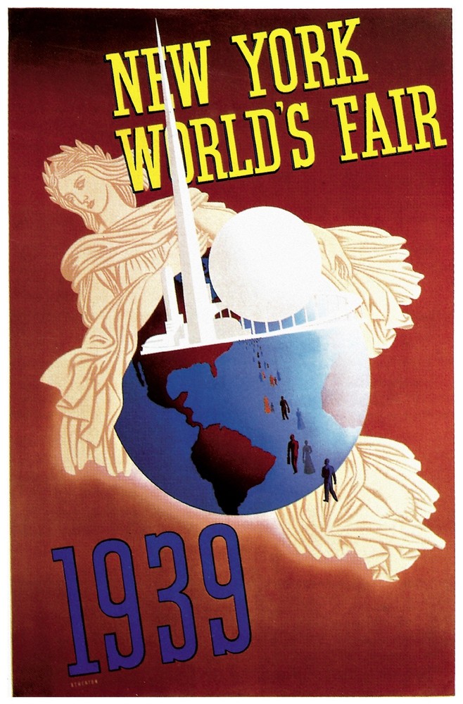 Decor Poster. Fine Graphic Design. New York world's fair 1939. Wall Art. 1923