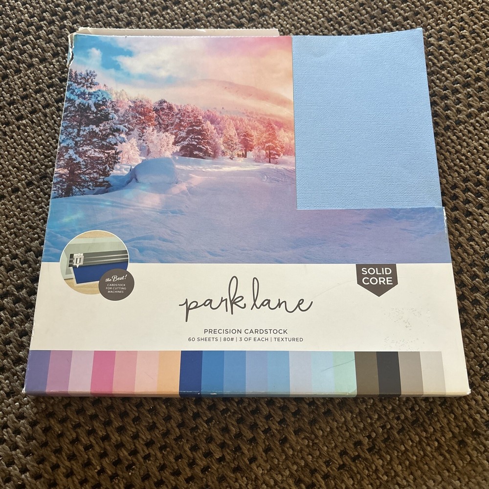 Cardstock 12x12 Variety Pack 60 Sheets  80lb Premium Textured Scrapbook Paper