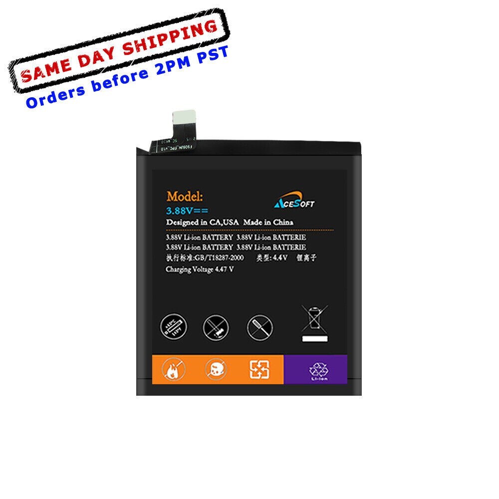 Long Lasting AceSoft 5100mAh Internal Battery f Motorola One 5G Ace XT2113 Phone-image