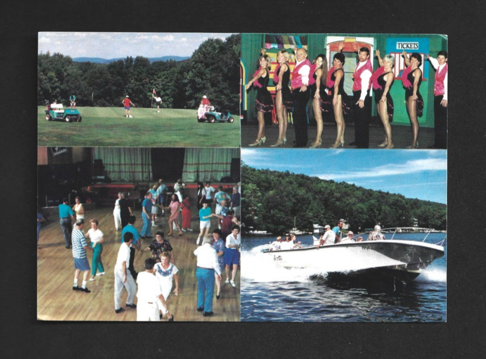 Postcard:  Scott's Oquaga Lake House - Resort Activities - Deposit, New York