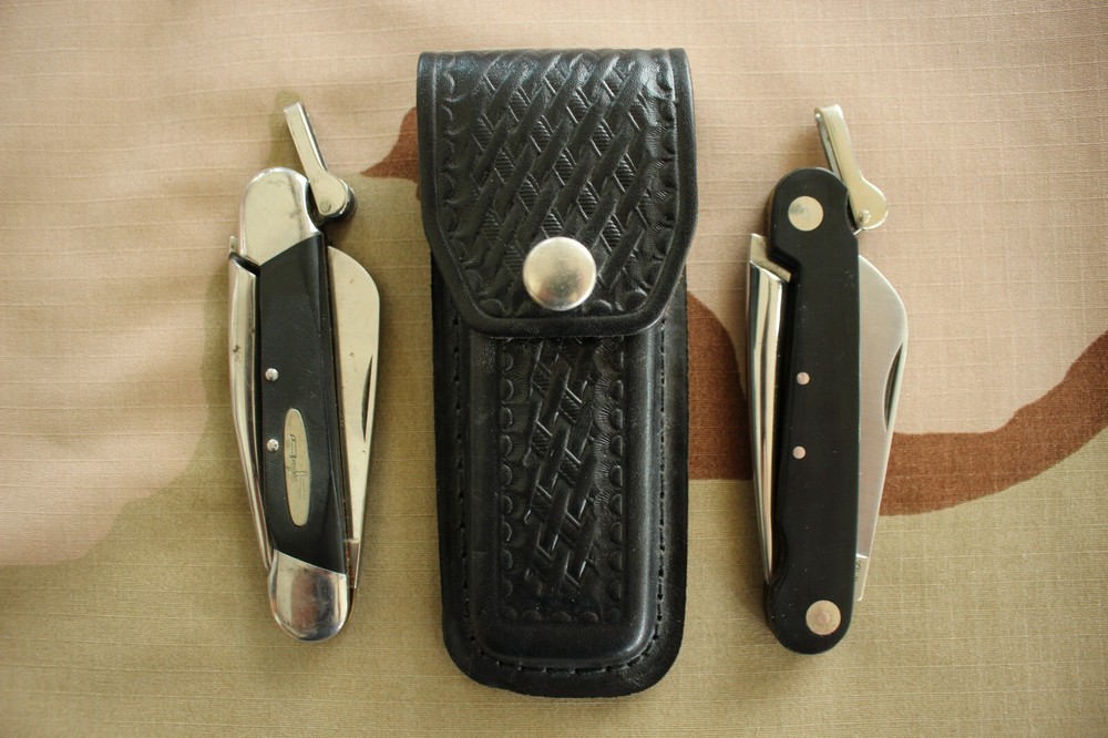 USN USCG MSC MM Boatswain Bosun Sailor Marlin Spike Rope Rigging Knife Sheath L2