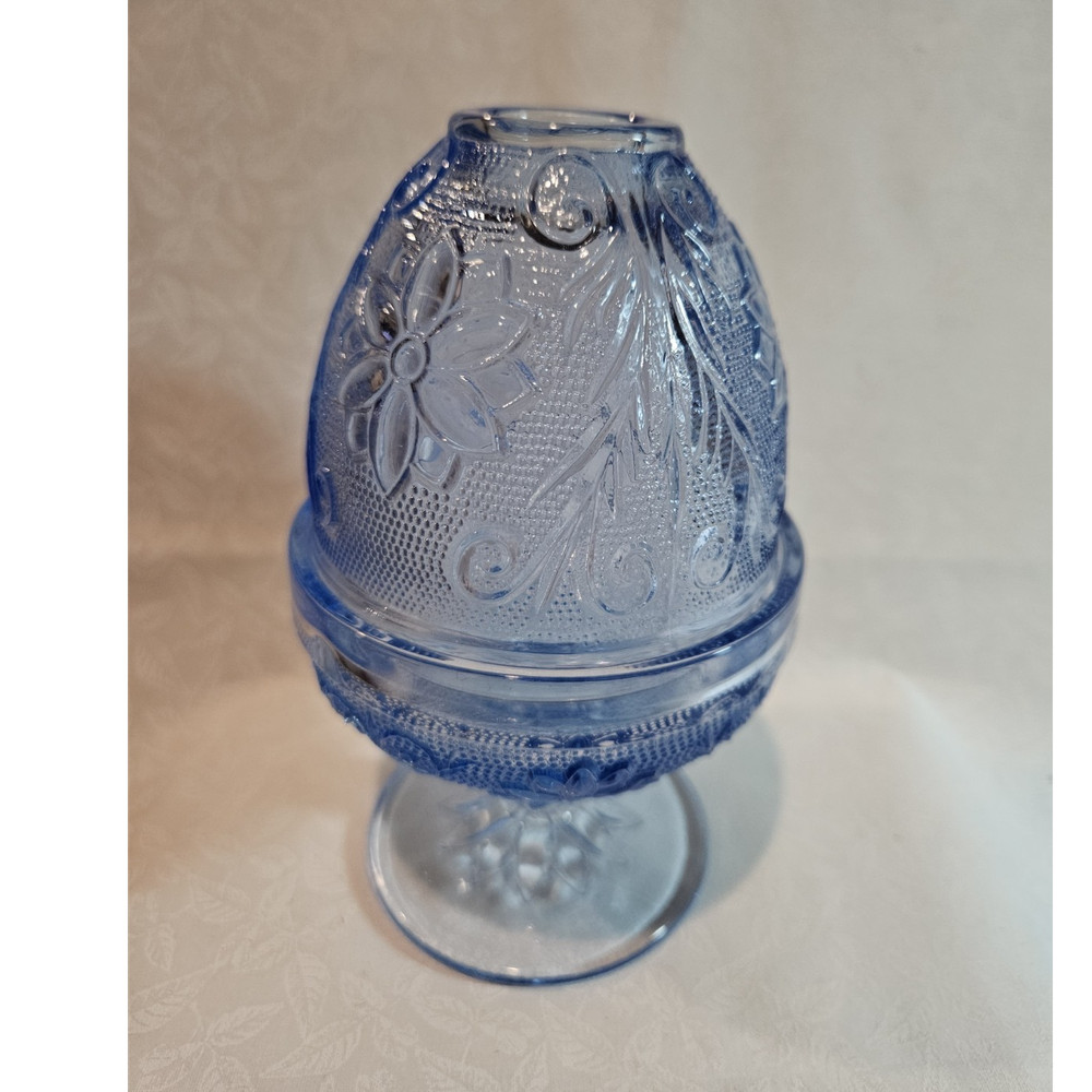Indiana Glass Tiara  Sandwich pattern Fairy Lamp