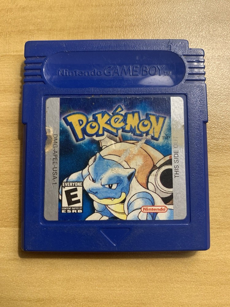 Pokémon Blue (Nintendo Gameboy 1998) Authentic Tested Cartridge Only W/Case
