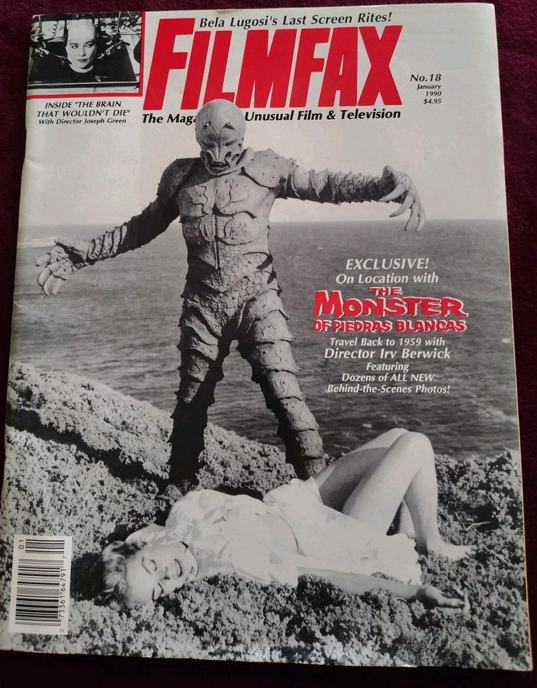 Filmfax #18 January 1990, The Monster of Piedras Blancas, Bela Lugosi