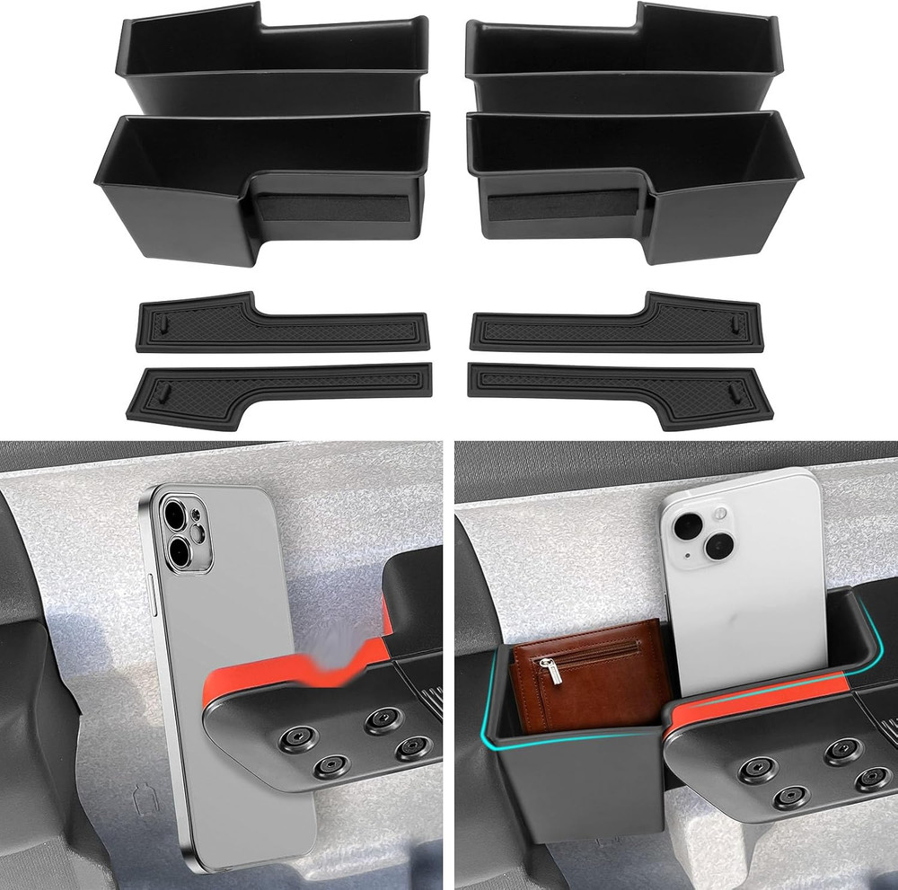 4Pcs Door Handle Organizer for Ford Maverick 2022 2023 2024 2025 2026 Accessorie