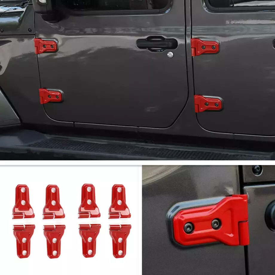 Door Hinge Cover Trim for Jeep Wrangler JL JLU JT 2018-2022 Exterior Accessories