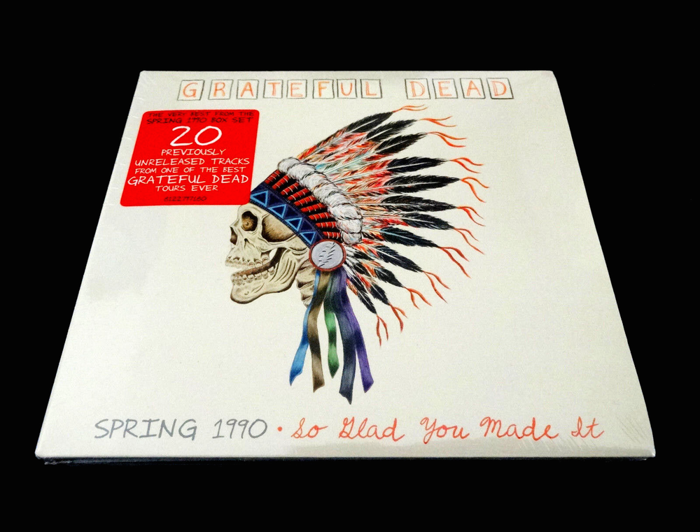 Grateful Dead Spring 1990 So Glad You Made It Wes Lang Art '90 Jerry Garcia 2 CD