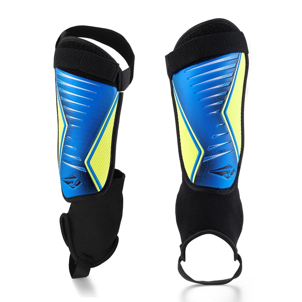 Rawxy Football Soccer Shin Guards with Exceptional Flexible Soft Light Weight...