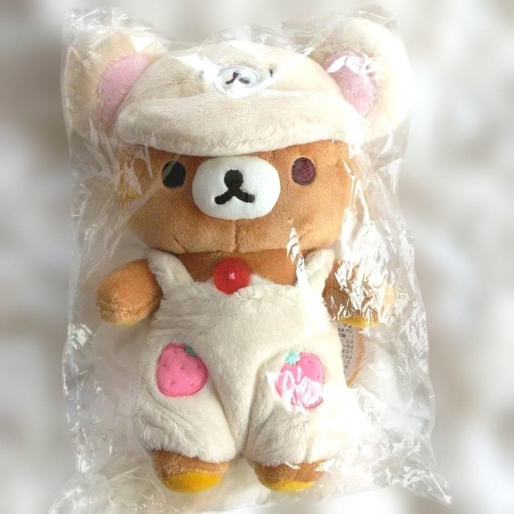 Rilakkuma Korilakkuma's strawberry collection plush toy costume #ee560c