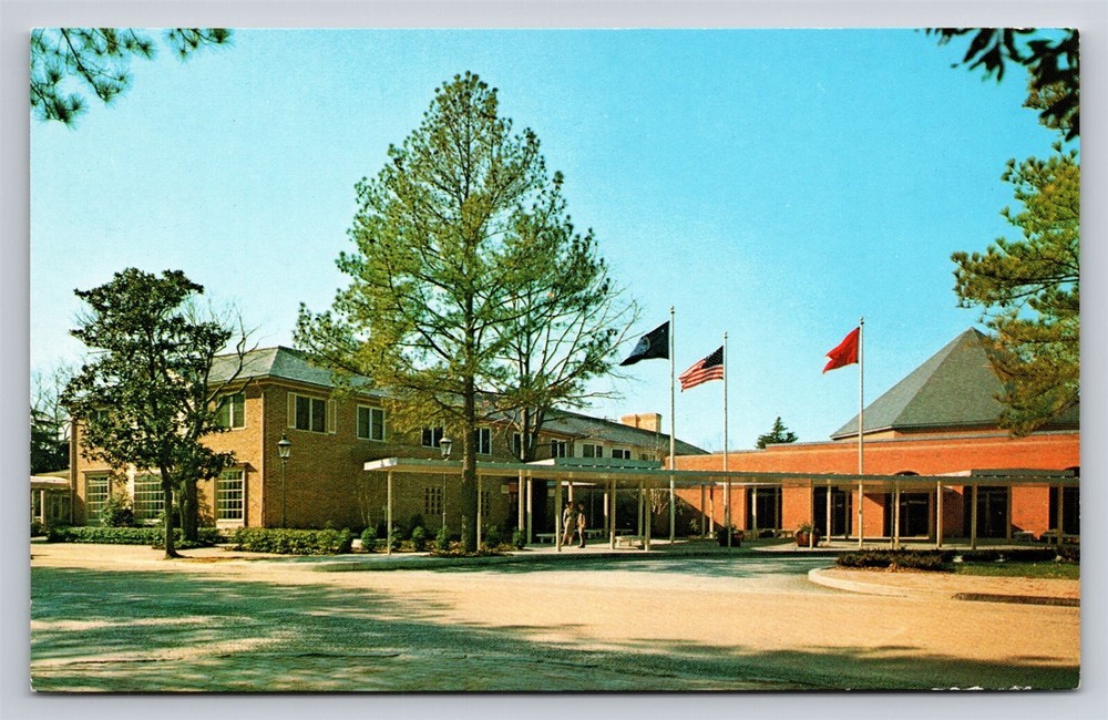 Colonial Williamsburg Lodge Hotel Virginia VA Vtg Postcard View B (Light Crease)