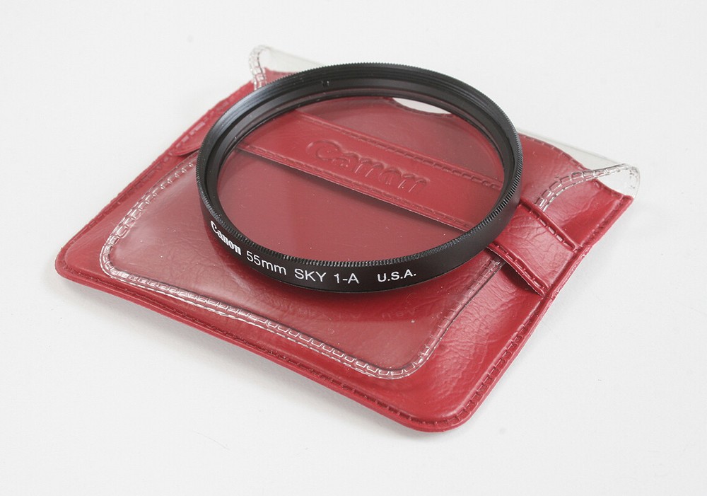 CANON 55MM SKY 1-A FILTER, WITH POUCH/177770