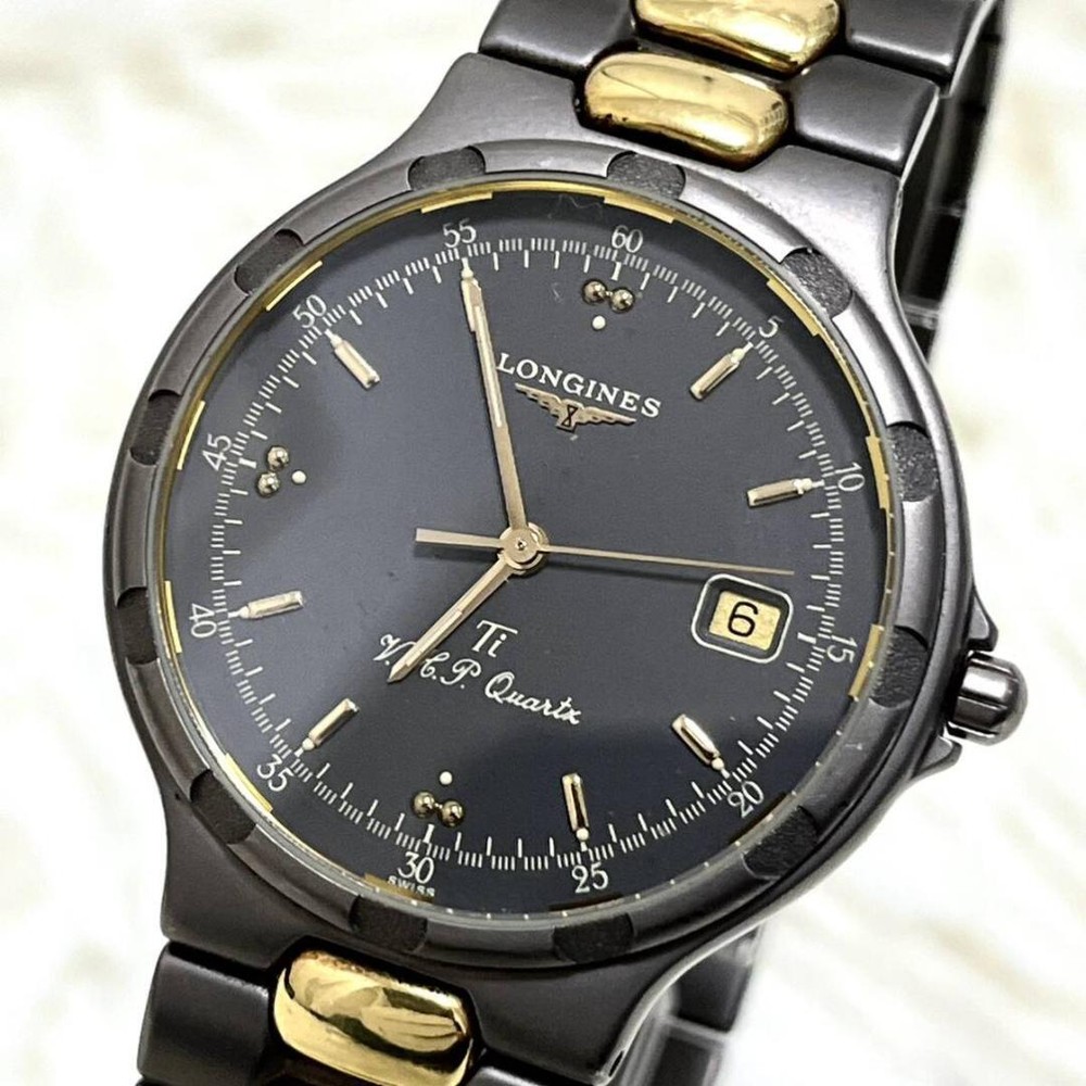 V6 Extremely Rare Longines Conquest Titanium Vhp Time Zone