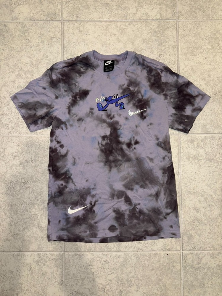 Nike Festival Tie-Dye T-shirt Mens Medium Purple Its A Revolution