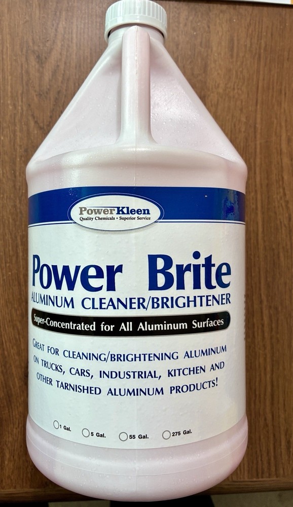 power brite aluminum cleaner & brighter acid super concentrated product cleaner-image
