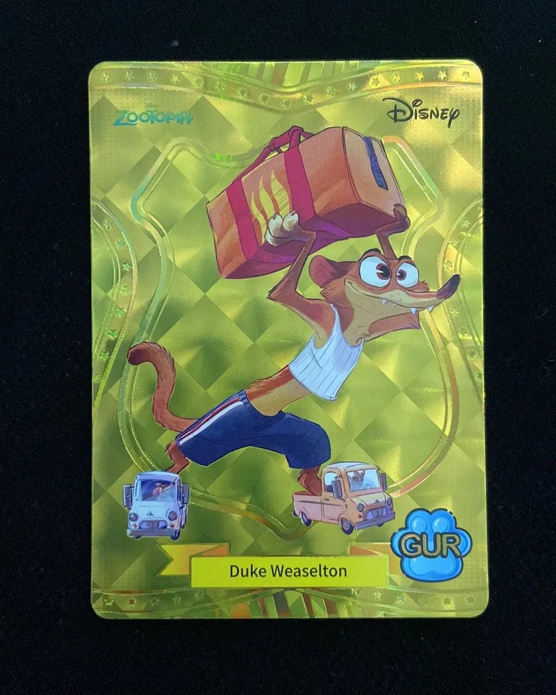 2024 Kakawow Disney Joy Vol 3 Zootopia Gold GUR Duke Weaselton #1 J55