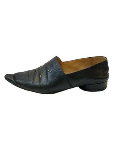 Maison Margiela Pointed Loafers 36 Blk Leather FRh94