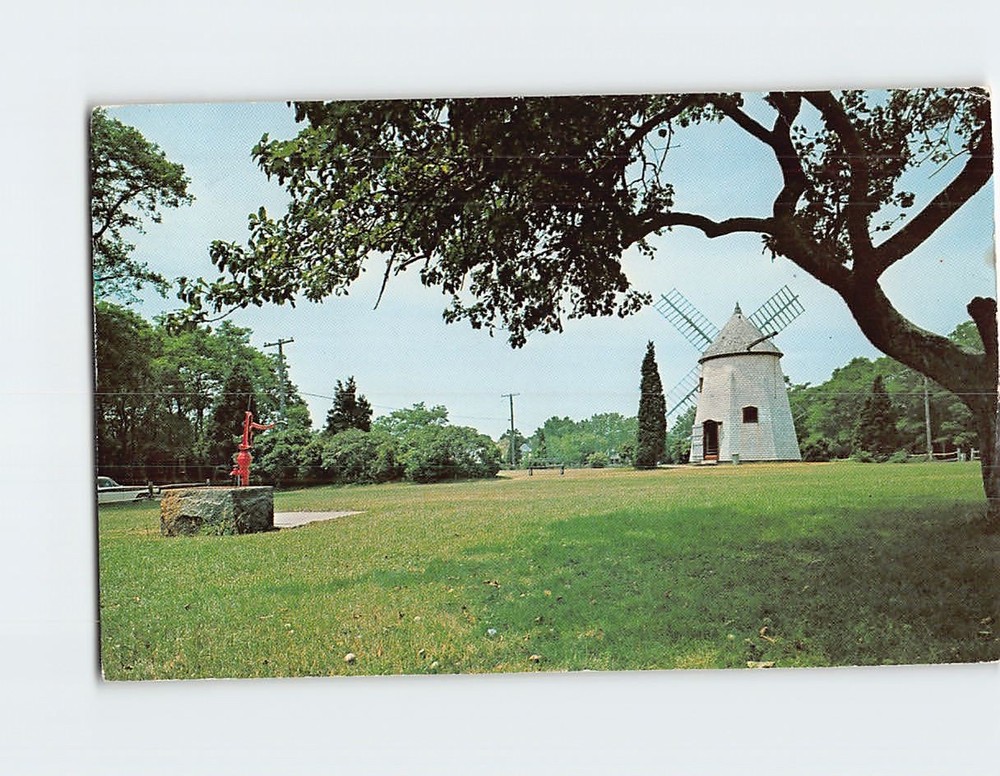 Postcard Eastham's Old Windmill Cape Cod Massachusetts USA