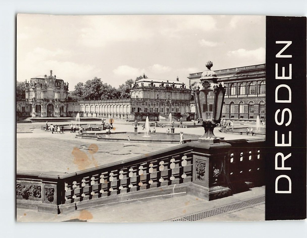 Postcard Dresden Zwinger Dresden Germany