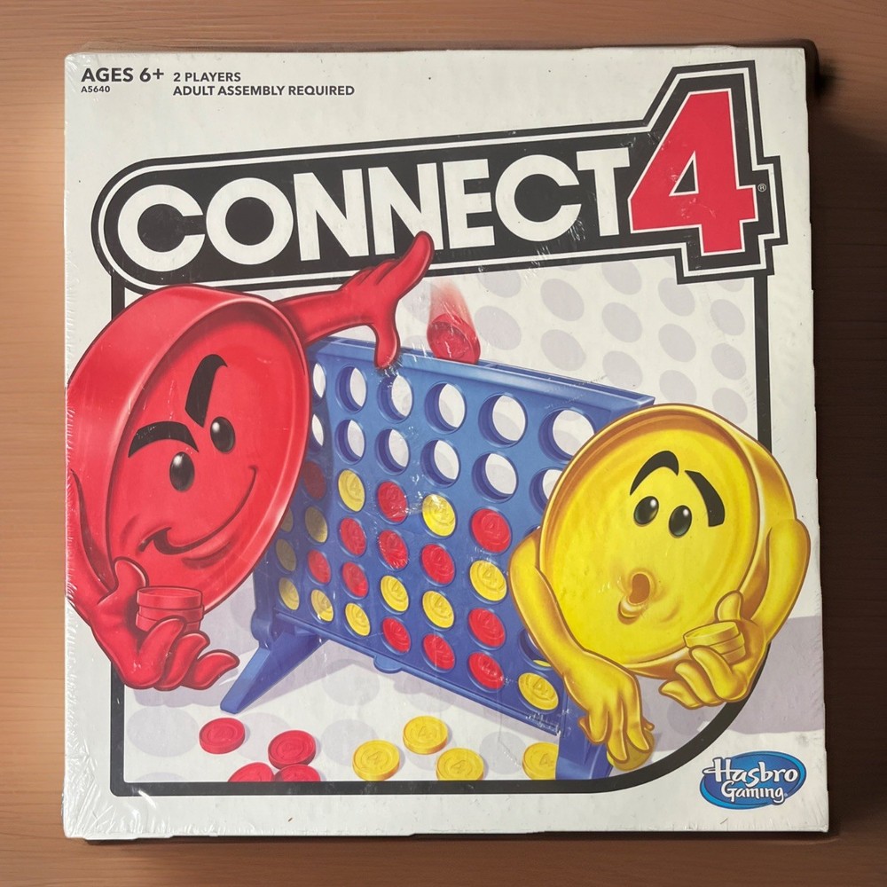 Hasbro Connect 4 Classic Board Game New Sealed 2 Player Ages 6+