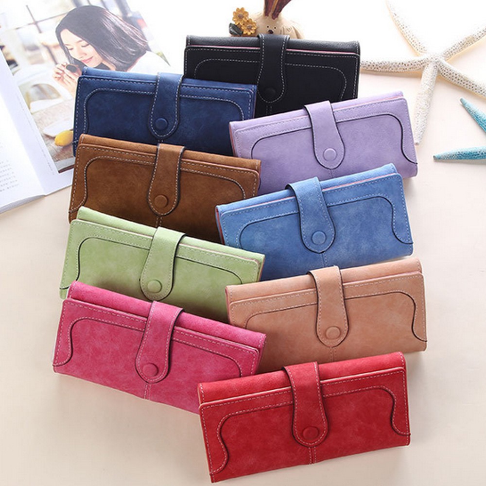 Women Ladies Leather Long Wallet Card Holder Purse Handbag Clutch RFID Blocking
