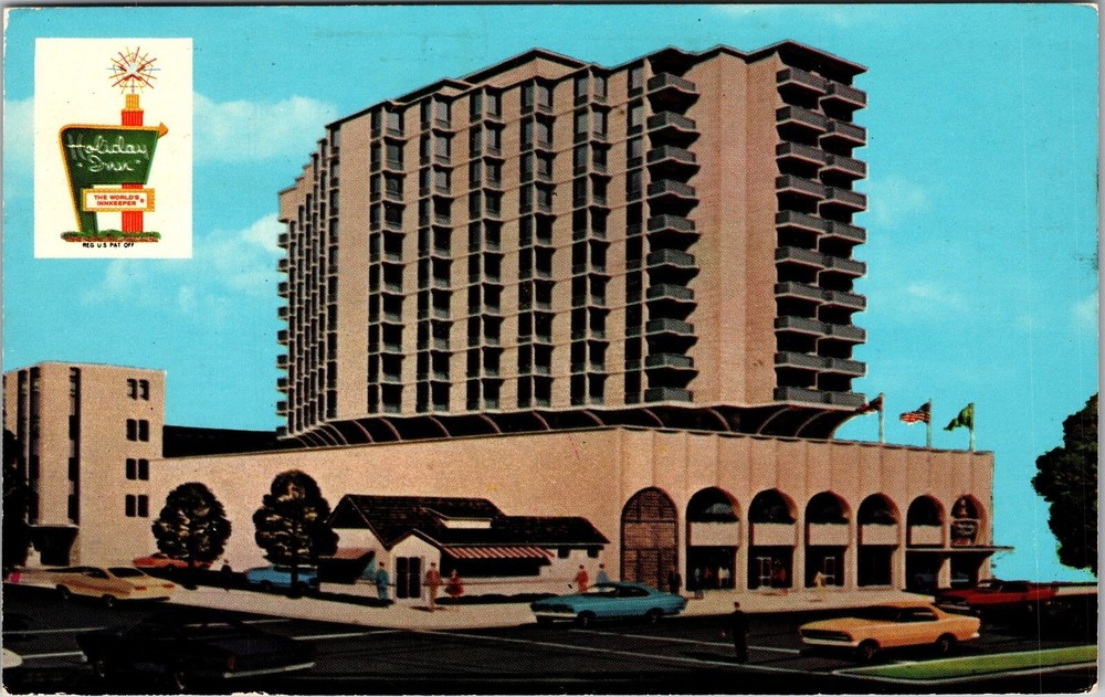 Bethesda MD-Maryland, Holiday Inn, Scenic Outside, Vintage Postcard