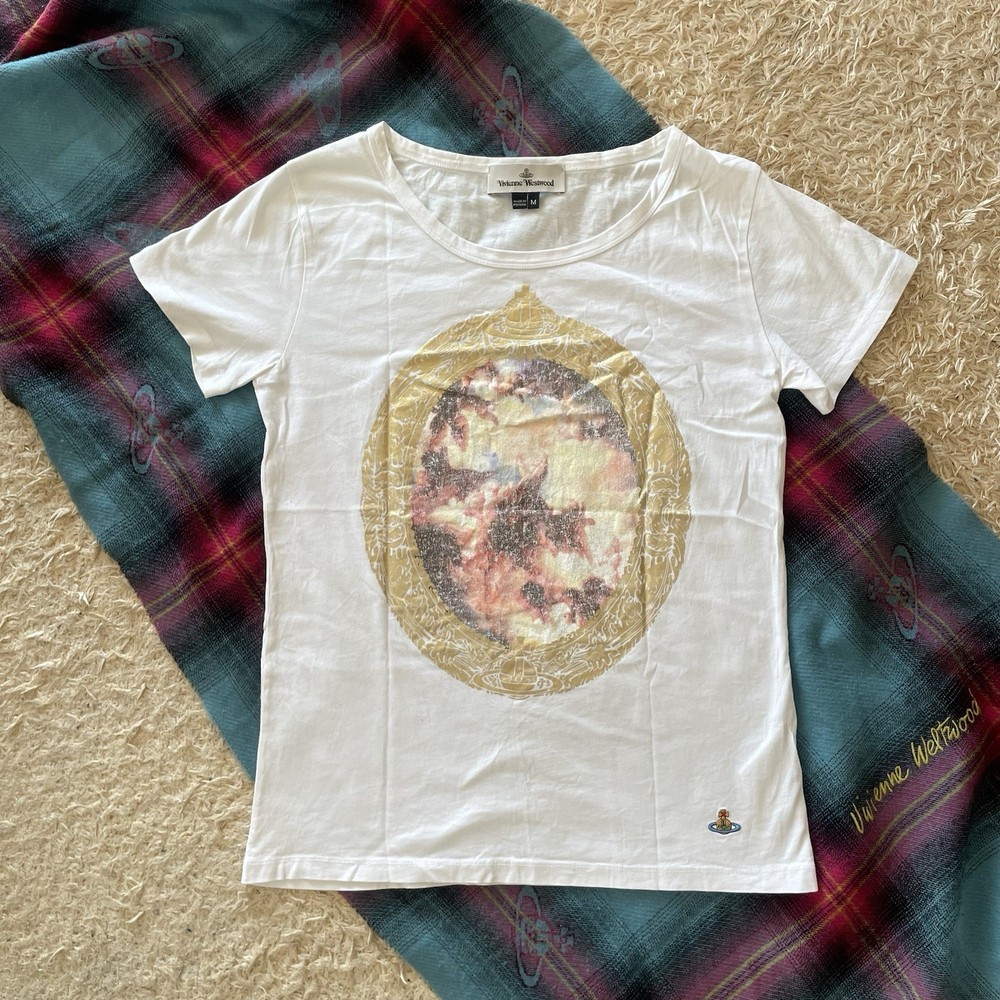 Vivienne Westwood cherub framed print putti painting T-shirt from Japan