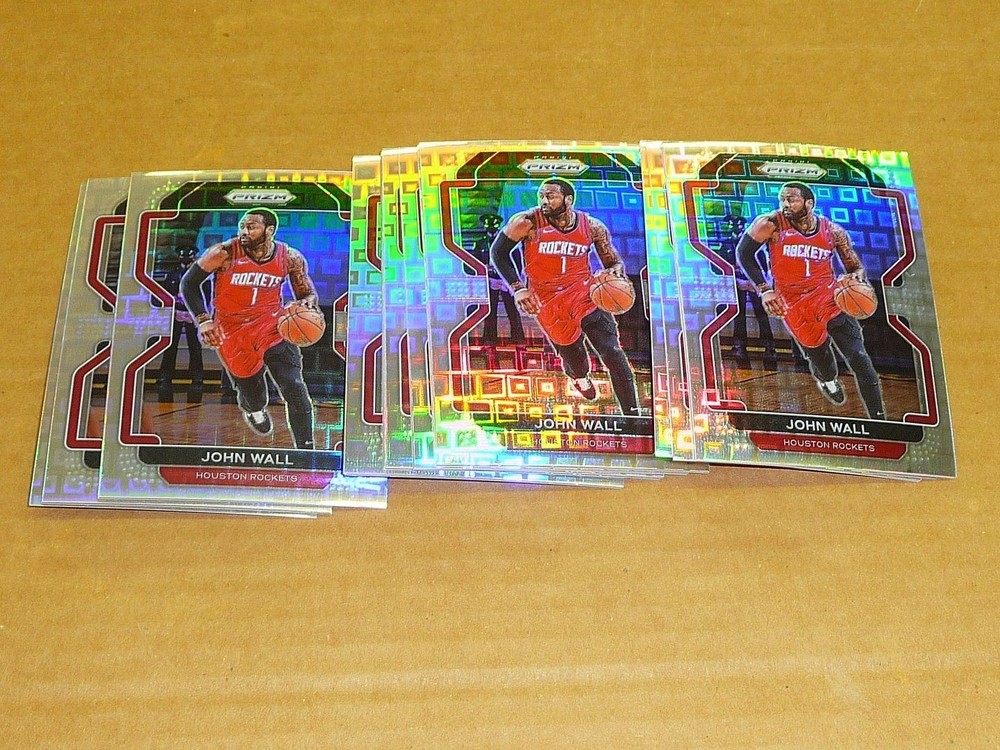 2021/22 Panini Prizm BOX SET PANDORA JOHN WALL LOT OF 21 ROCKETS /150 #68