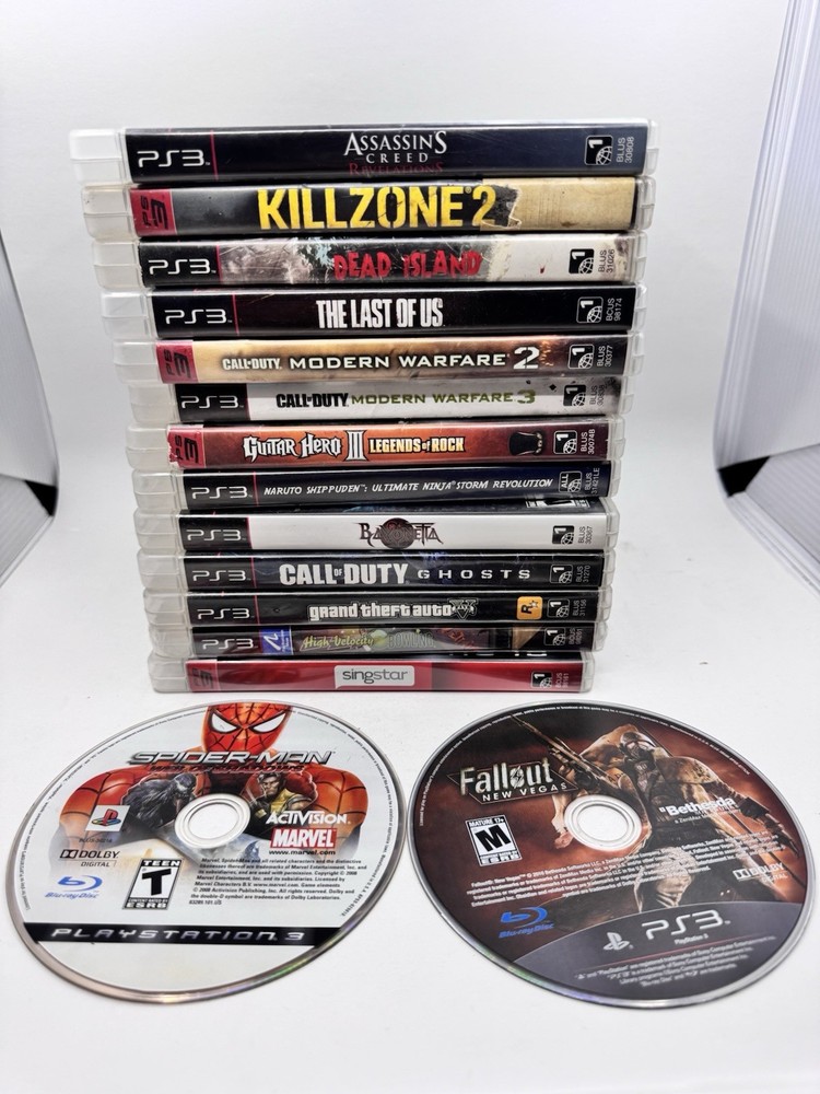 PS3 Game Lot [15 games] (2 Loose & Rest With Case) *Untested*
