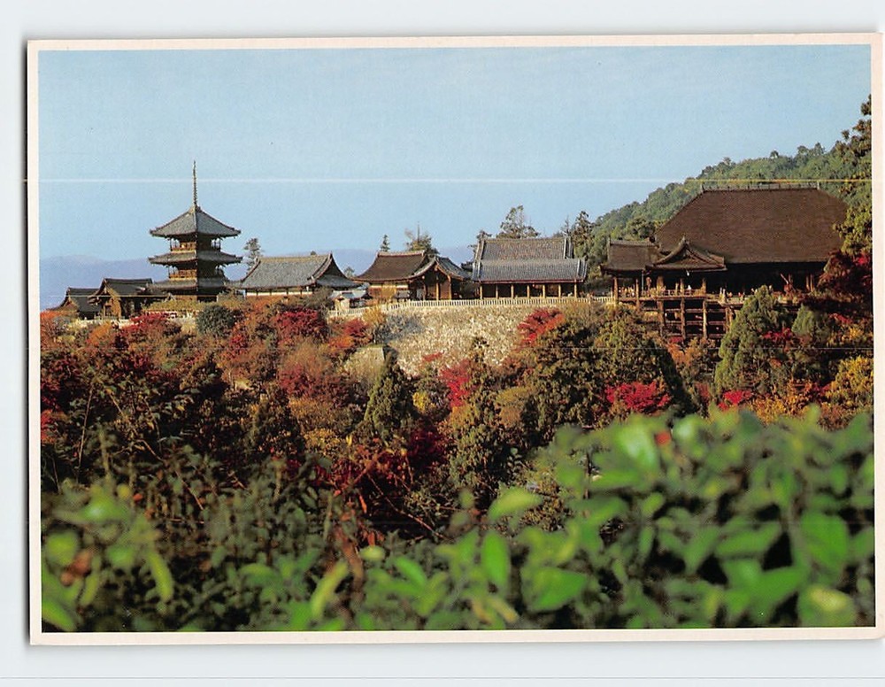 Postcard Kiyomizu Temple Kyoto Japan
