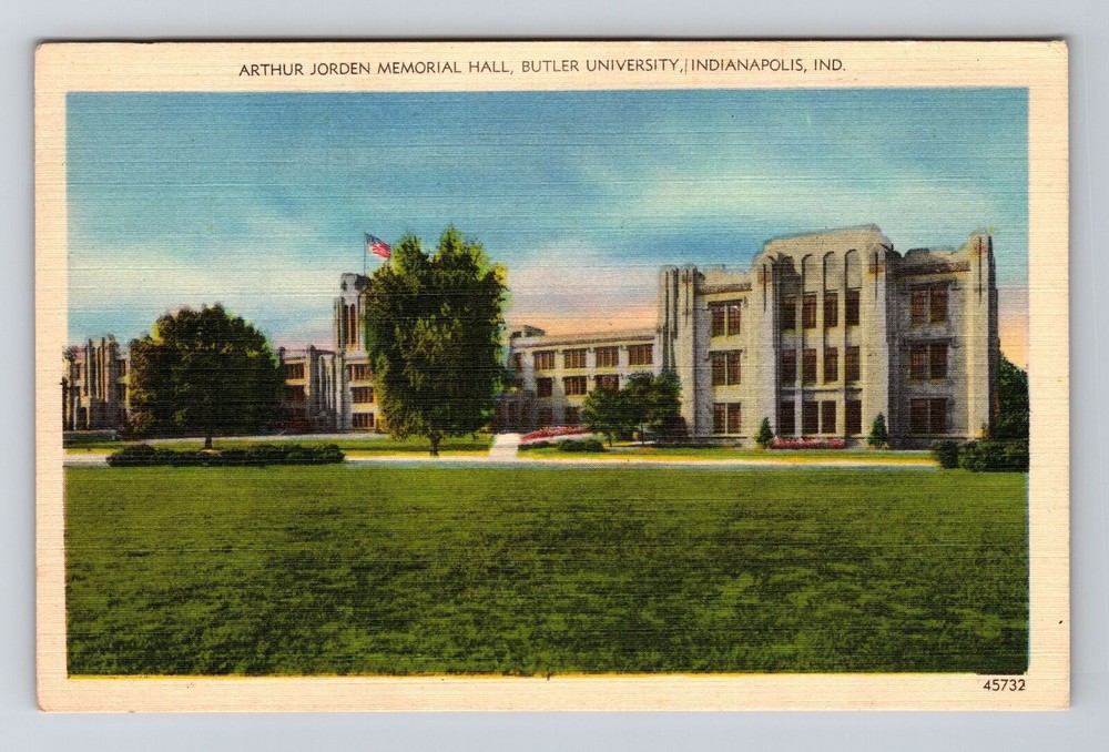 Indianapolis IN-Indiana, Arthur Jorden Memorial Hall, Vintage Postcard