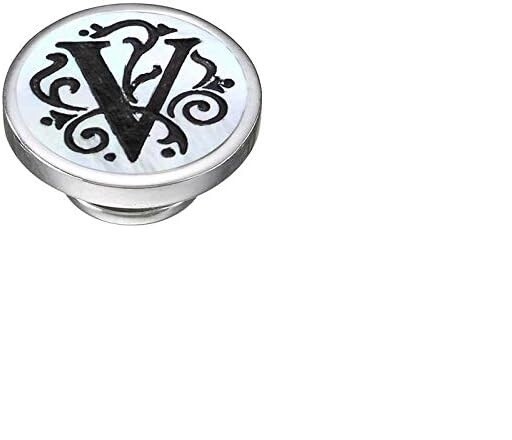 Authentic Kameleon Jewelry Sterling Silver Alphabets Letter V  Free Shipping