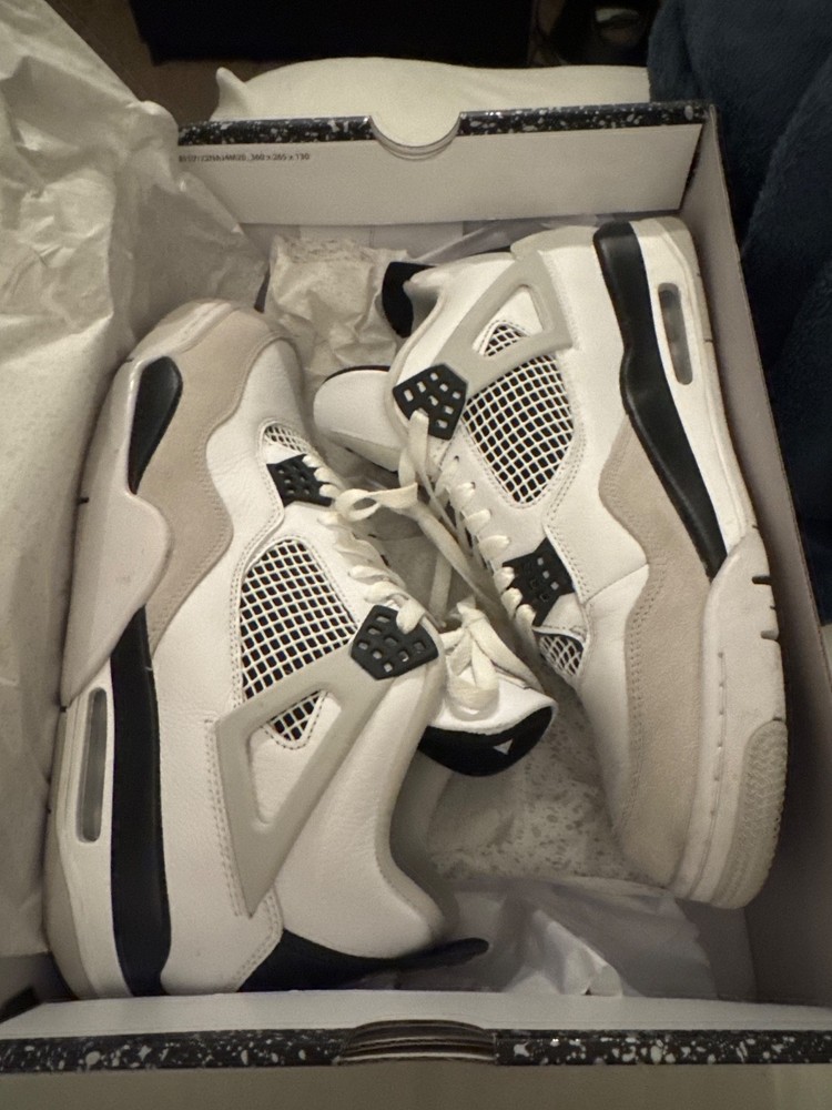 Size 12 - Jordan 4 Retro Mid Military Black
