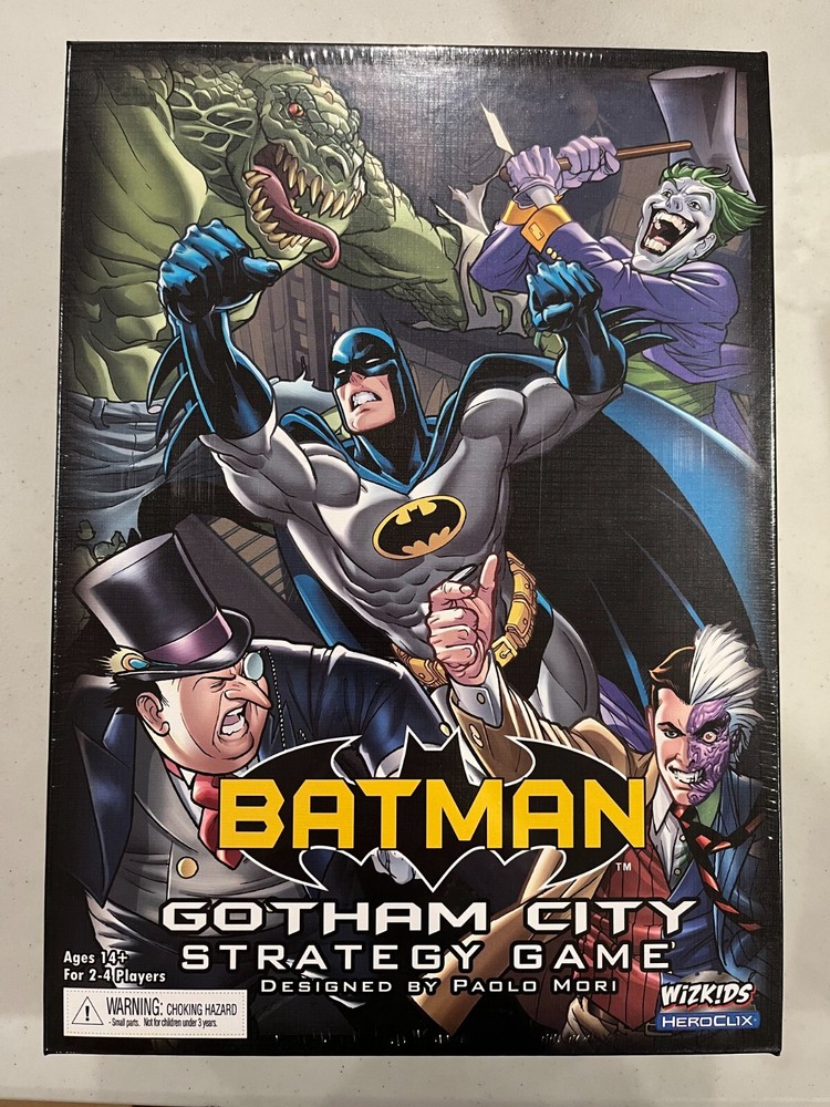 BATMAN GOTHAM CITY STRATEGY GAME HeroClix WizKids DC Comics Board Game