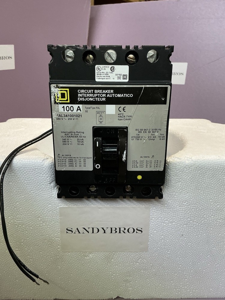 Square D FAL341001021 circuit breaker shunt trip