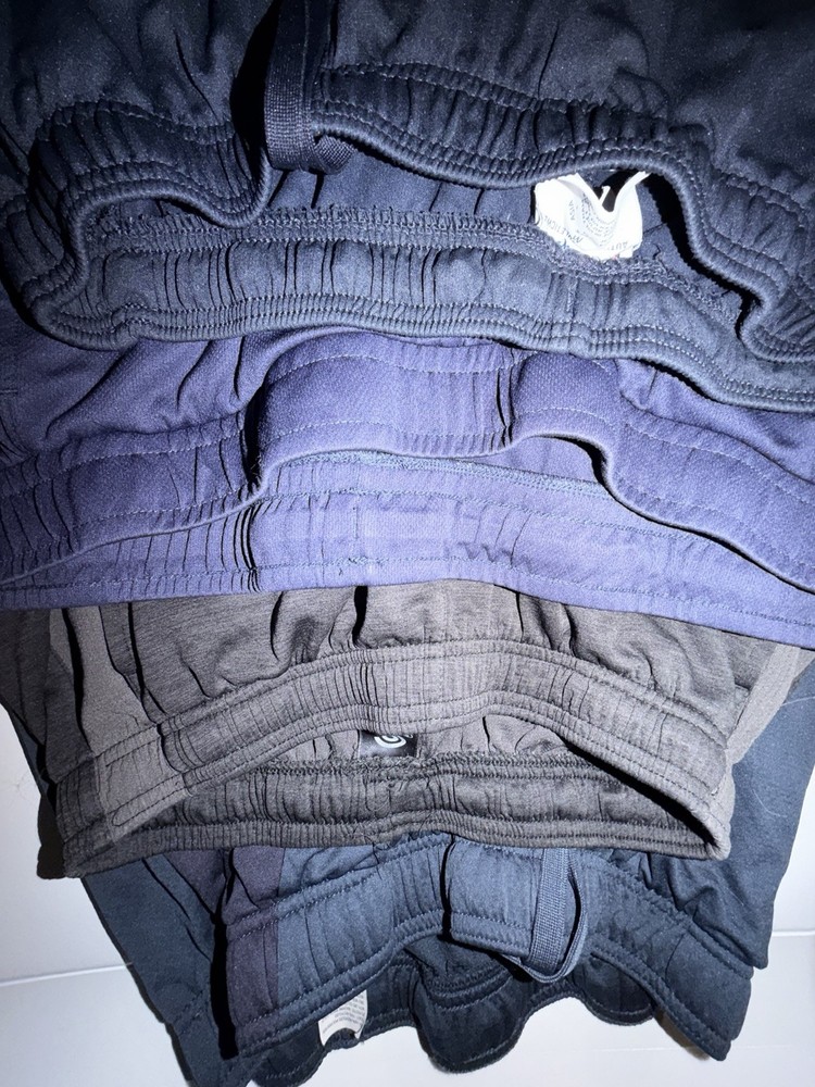 Target Men's Sweatpants M Black Navy Gray Elastic Waist Drawstring Bundle
