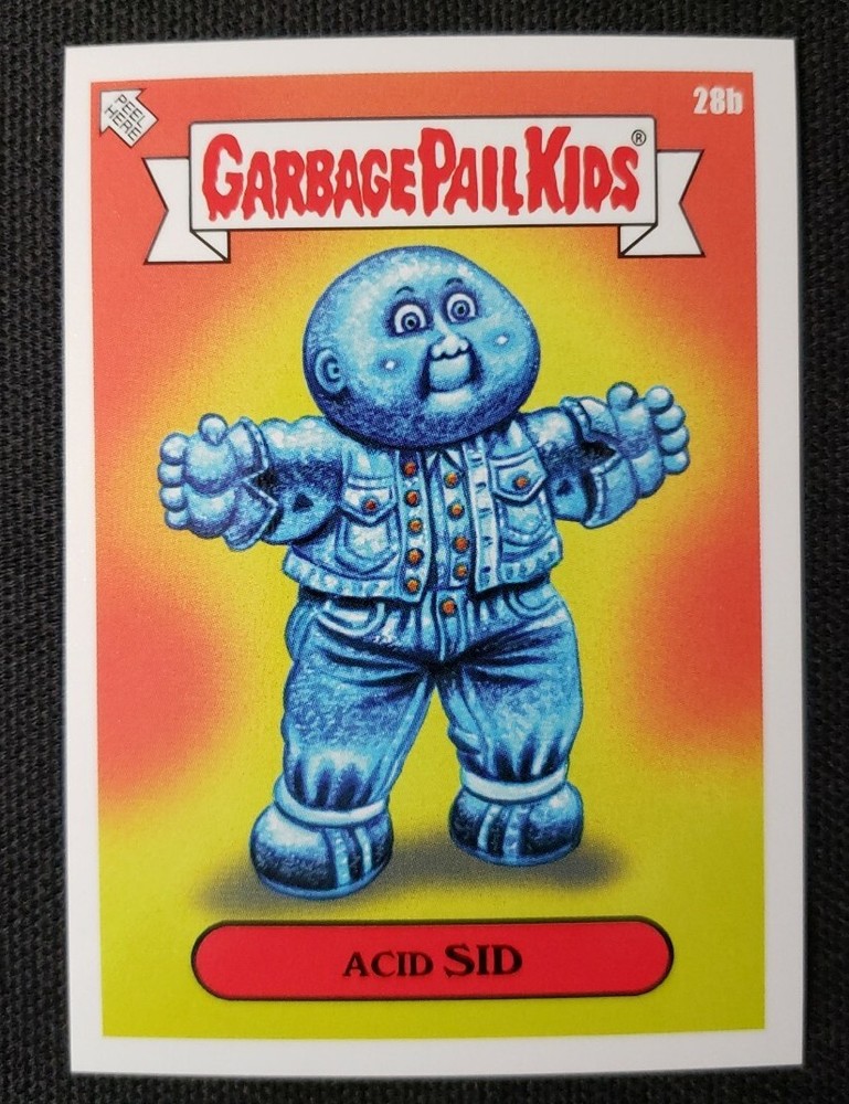 Acid Sid Garbage Pail Kids 2022 We Hate the 80s Topps 28b GPK Card-image