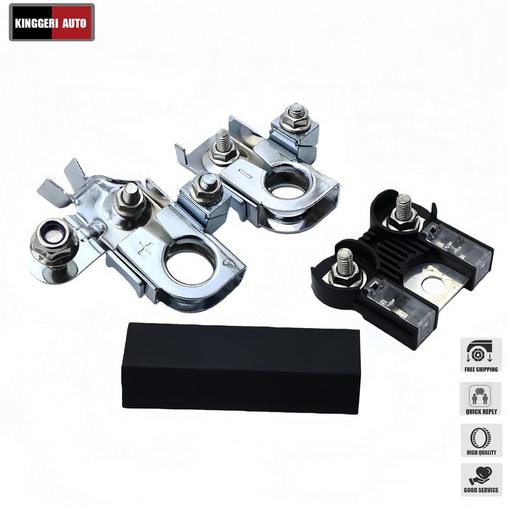 4Pcs For 2011-2014 Ford F-150 F150 Positive/Negative Battery Terminals Fuse Kit