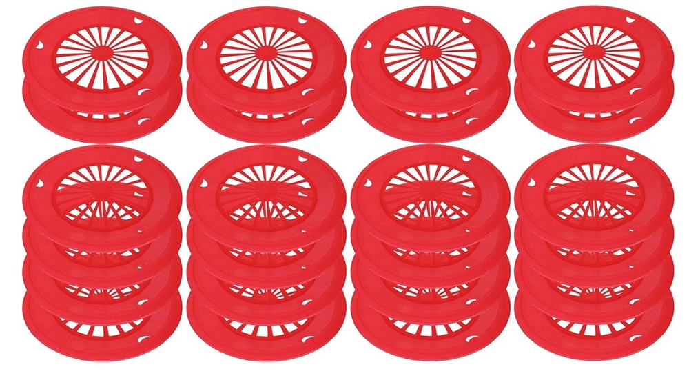 Sedmoon Reusable Plastic Paper Plate Holders 24 Pack 10